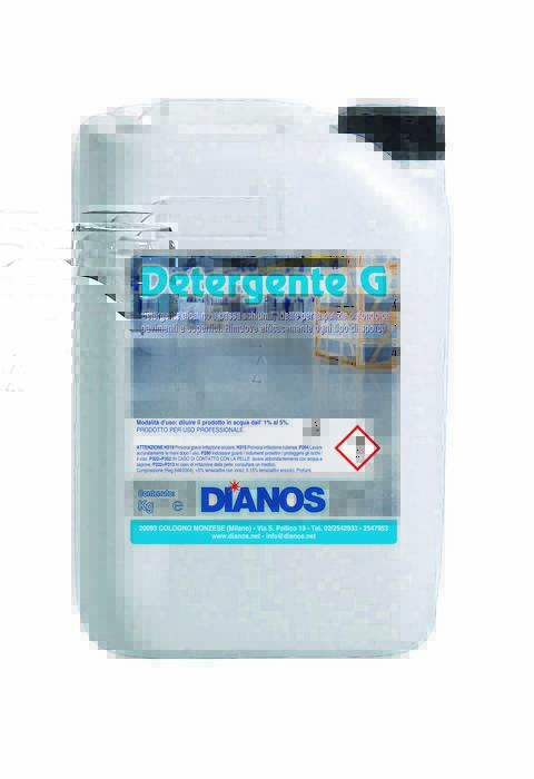 Detergente alcalino per pavimenti e superfici dure