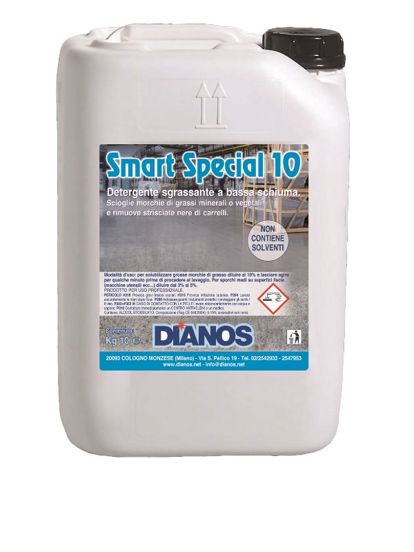 Detergente liquido sgrassante a bassa schiuma senza solventi, di rapido effetto su grasso e sporco tenace.