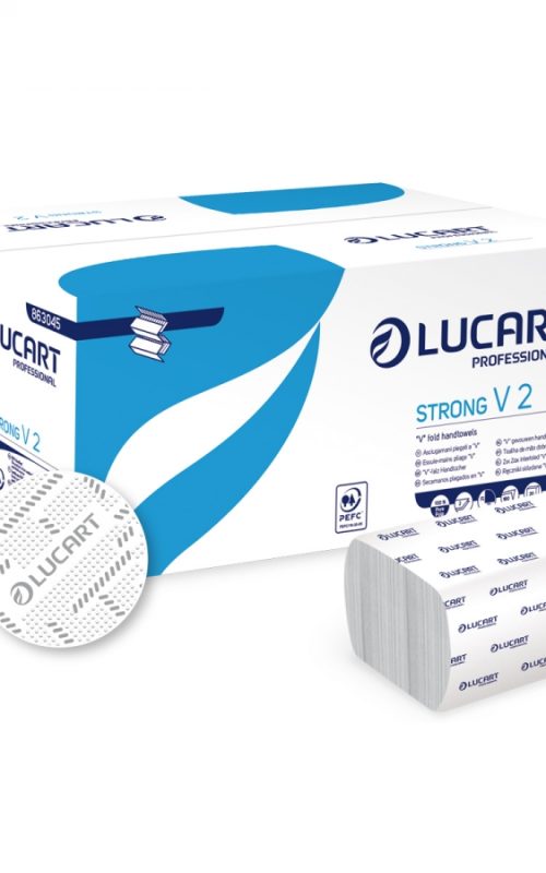 Asciugamani a V Strong Lucart Professional